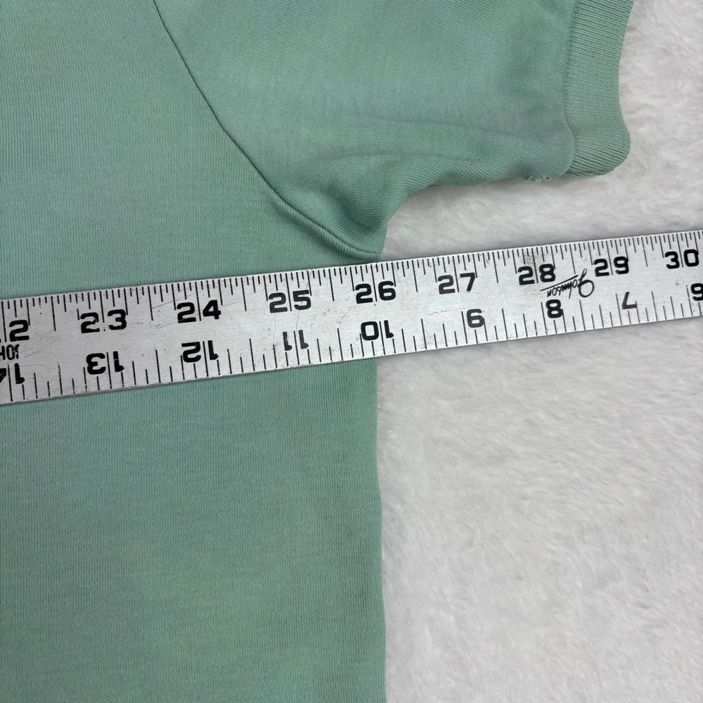Polo Ralph Lauren Mens XL Seafoam Green Short Sleeve Polo Shirt Purple Embroider